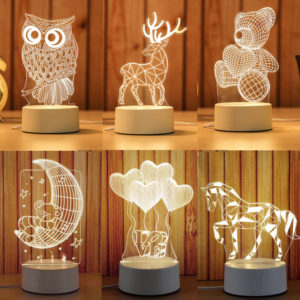 Creative Electronic Night Light for Bedroom Decor