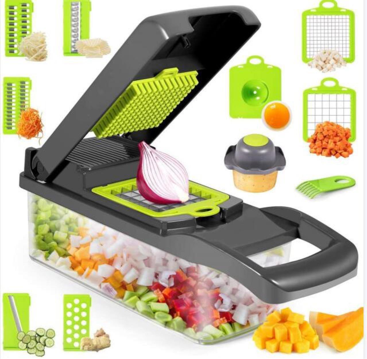 Manual Vegetable Chopper - Effortless Kitchen Gadget for Precise Chopping