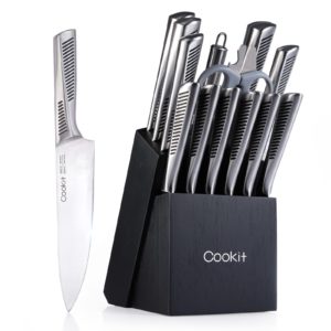 15 Piece Kitchen Knife Set - Premium Cutlery Set on Amazon