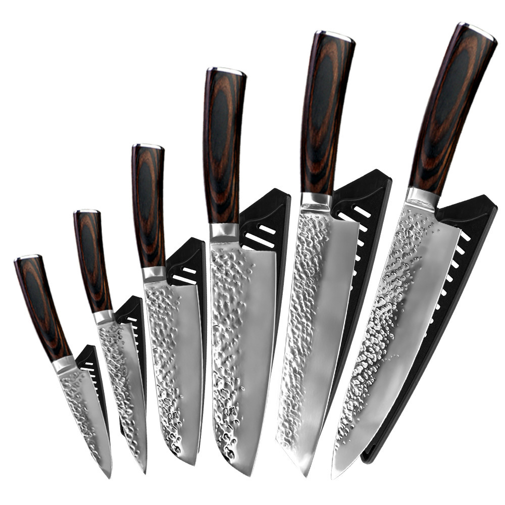 Stainless Steel Kitchen Knives Set - High-Quality 6-Piece Knife Set