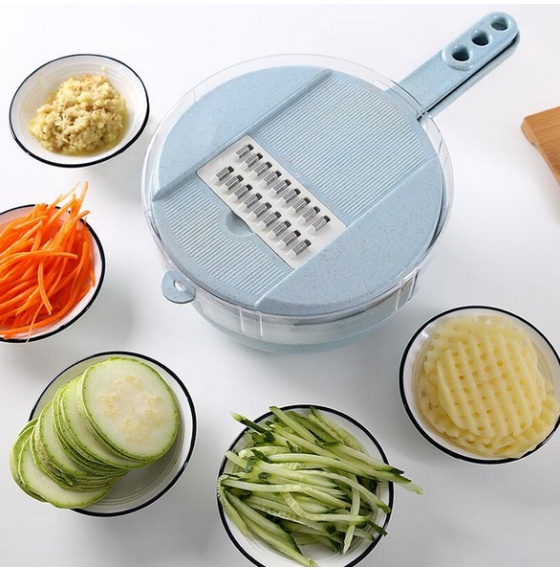 Mandoline Slicer Vegetable - 8 in 1 Slicer & Grater