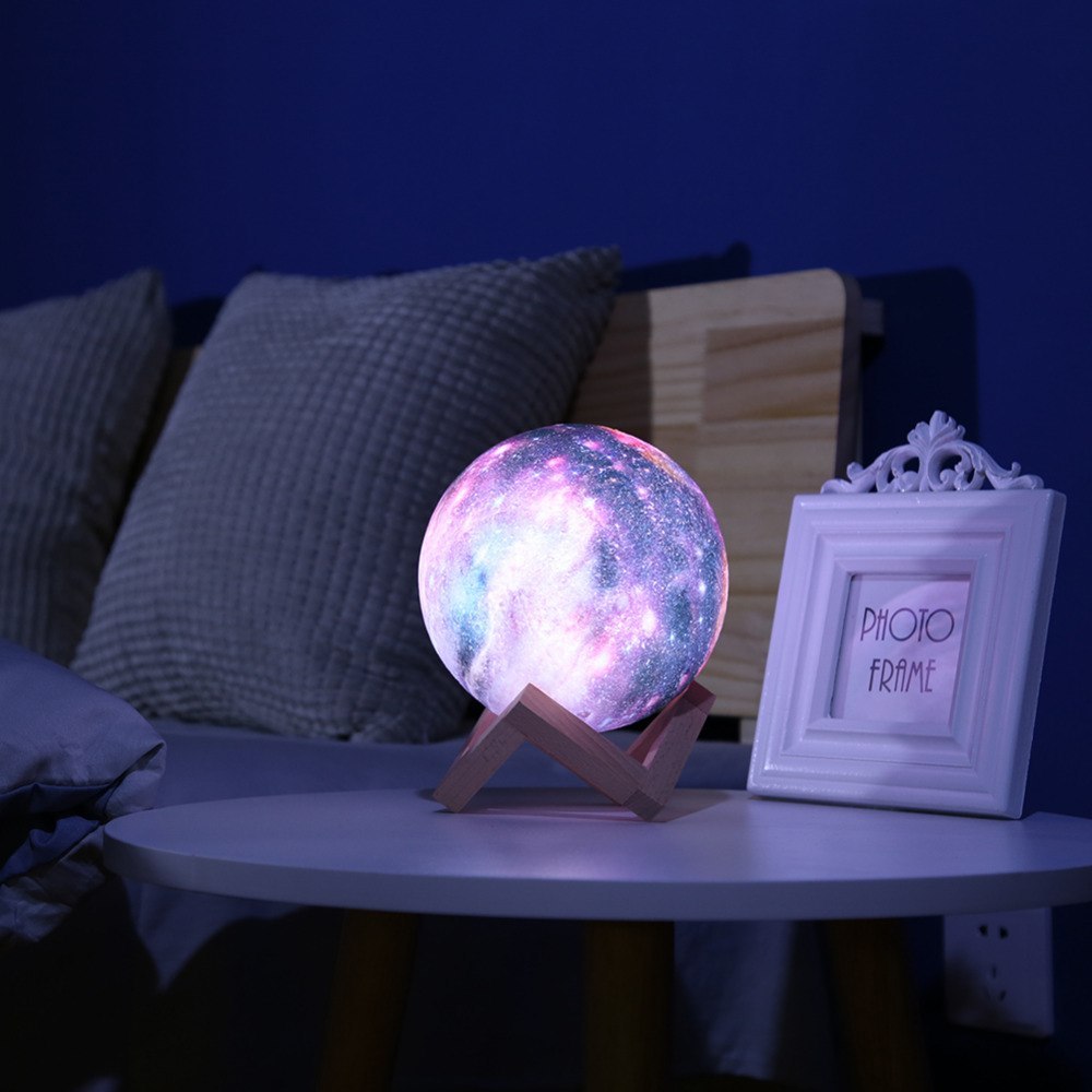 Lunar Light Painting Night Light: 3D Printing Creative Gift