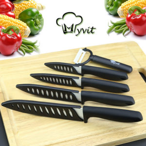 White Zirconia Ceramic Knives - Sharp and Stylish Cutlery Set