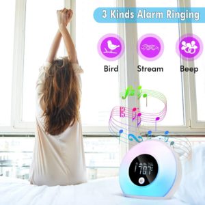 Smart Table Lamp Speaker - New Design House Night LED Alarm