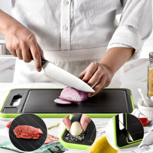 Defrosting Cutting Board: Kitchen Chopping & Knife Sharpener